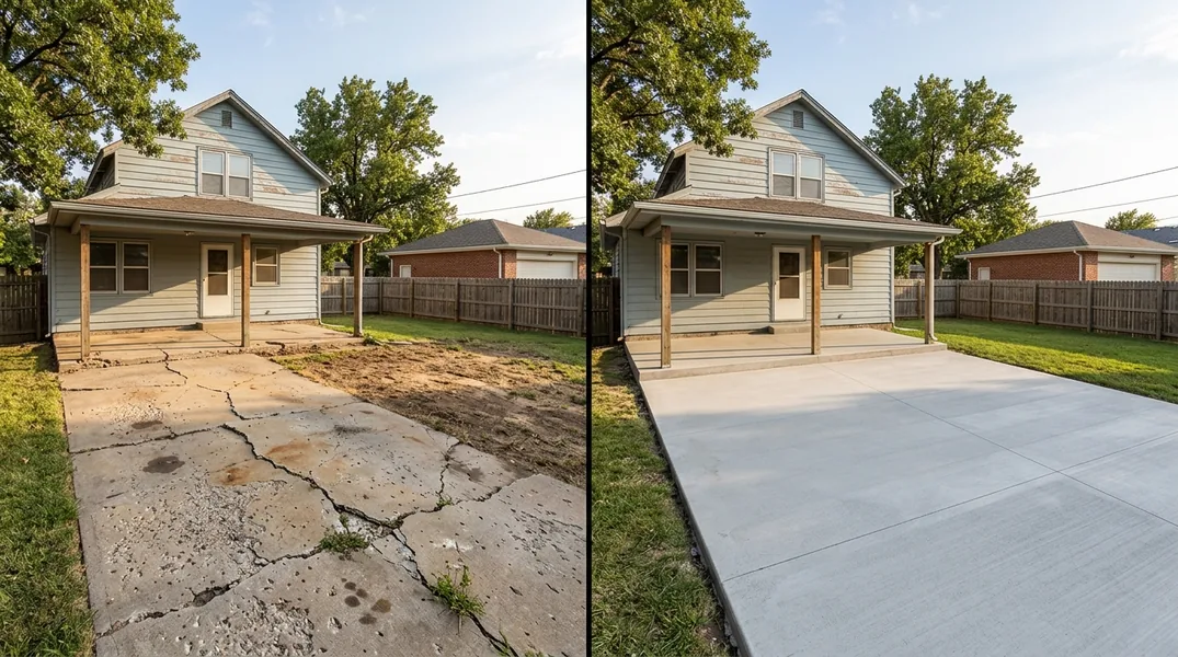 Stamped Concrete Patio Ideas for Wichita Backyards